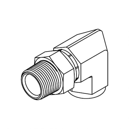 Tompkins Hydraulic Fitting-Steel08MPX-08FP 90 5502-S-08-08
